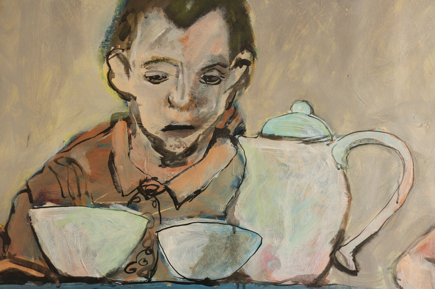 At the breakfast table, 2006