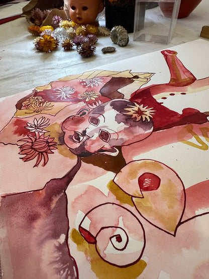 Symbol of Cranach, portraitist of Luther, 2010