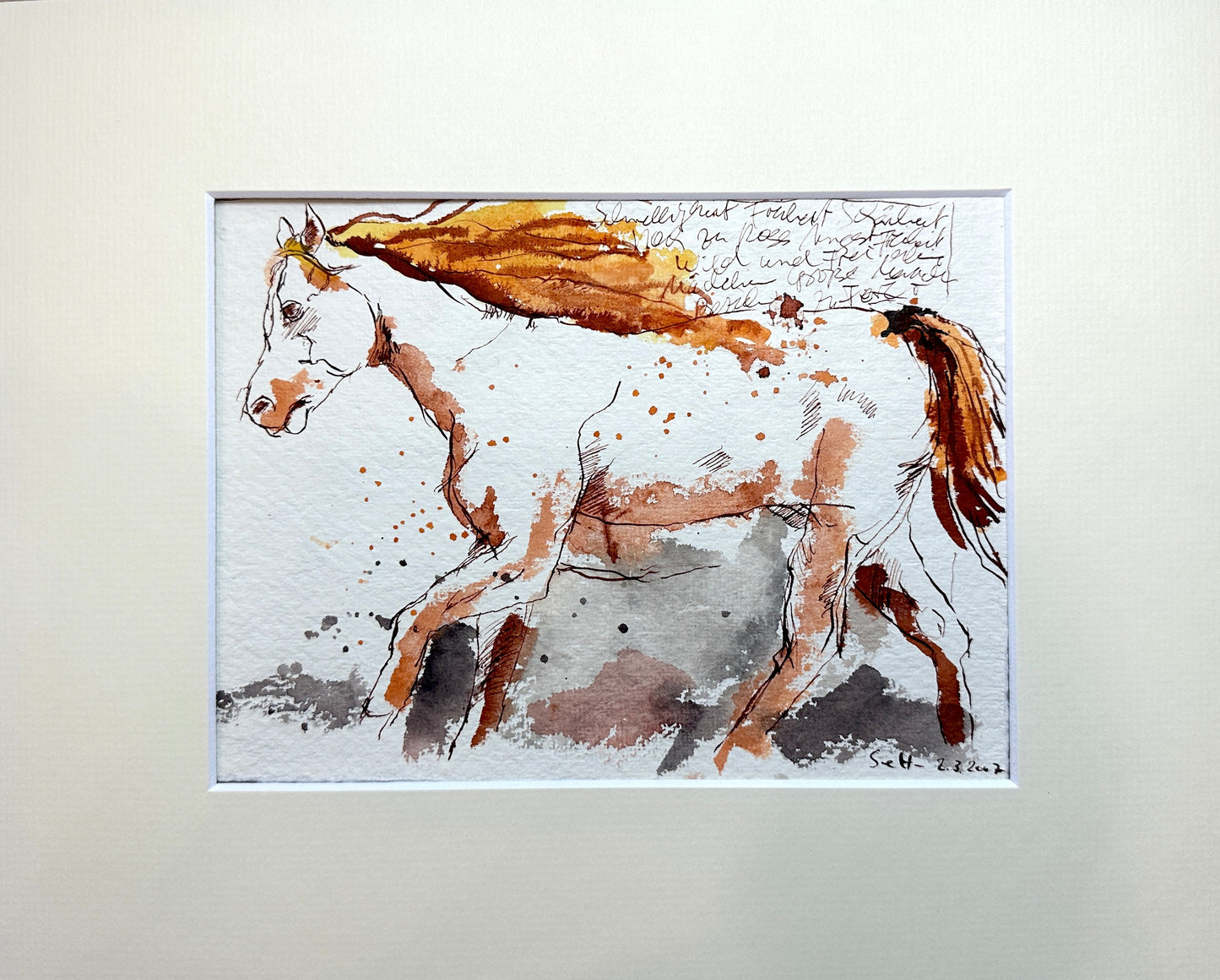 Horse galloping, 2007