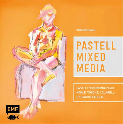 Pastel Mixed Media: Pastel drawings with charcoal, ink, watercolor and acrylic paints